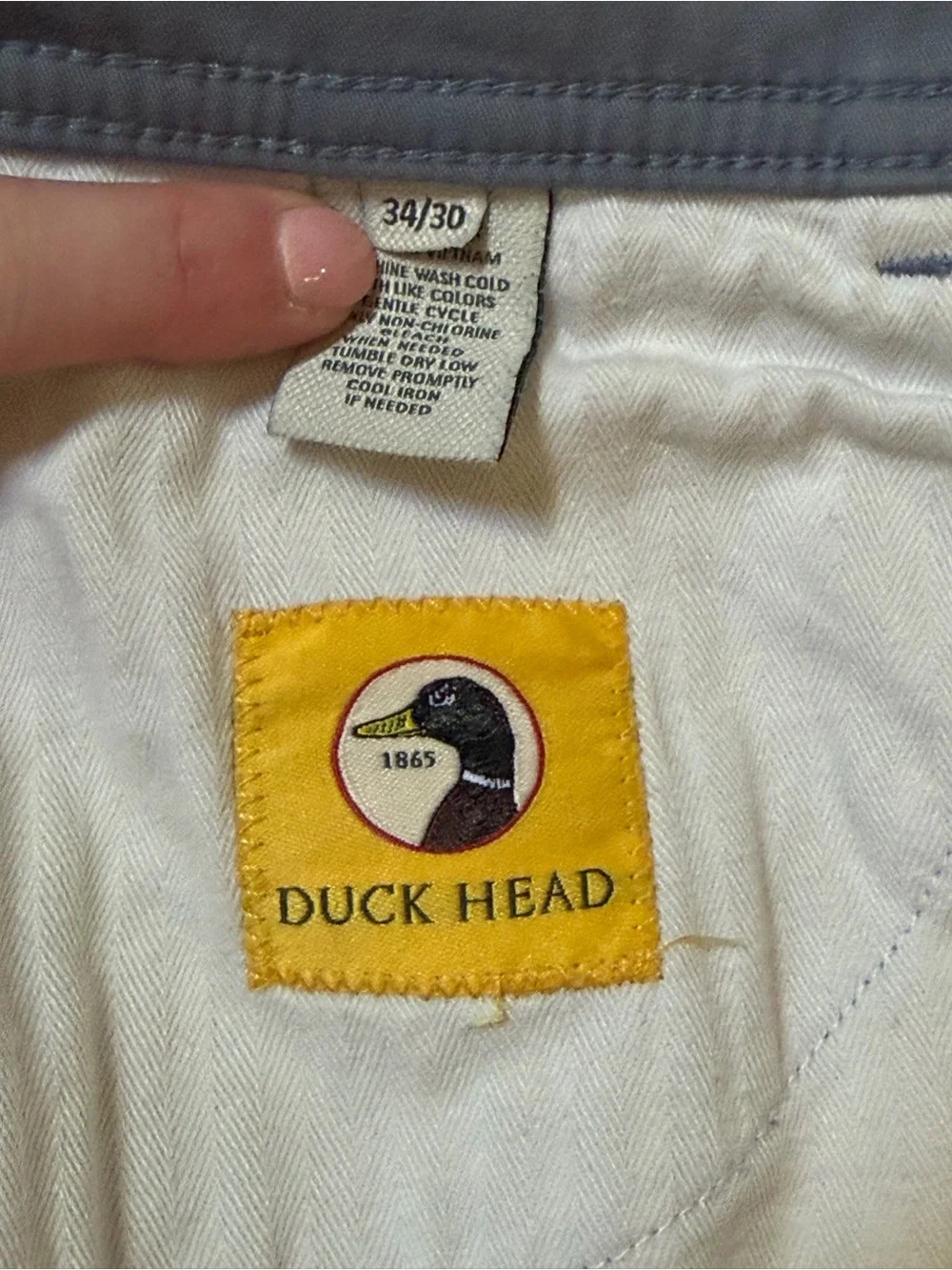 Men’s Duckhead Shoreline Five-Pocket Pants Size 34/30 LIKE NEW